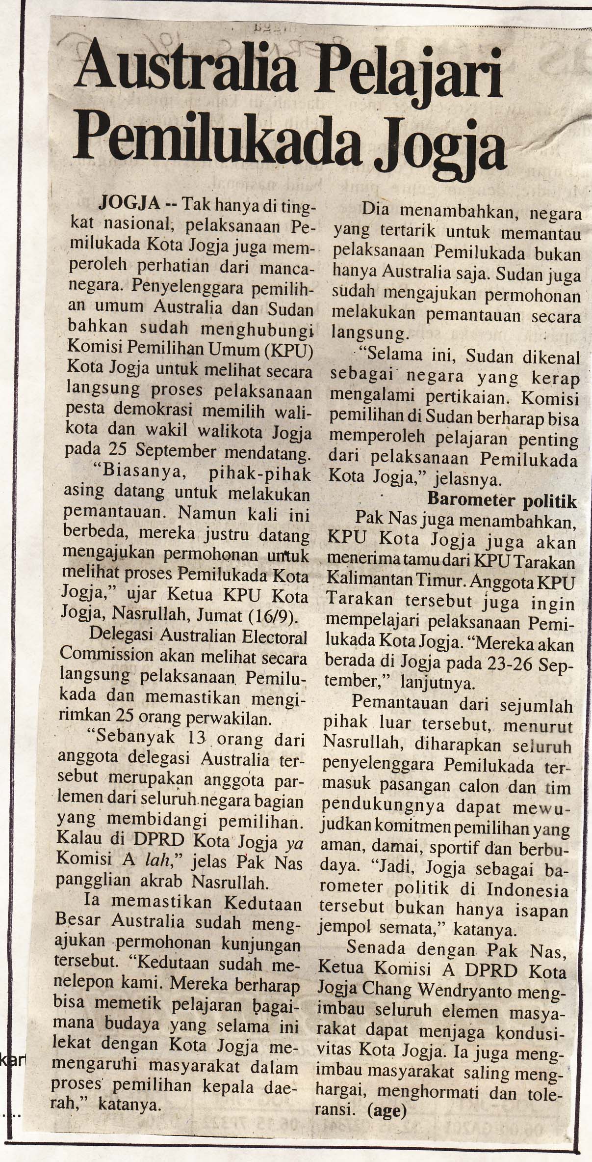 Kliping jogja terbaru
